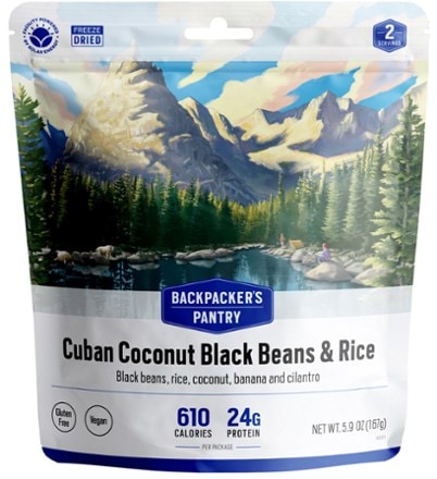 Backpacker's Pantry Cuban Coconut Black Beans & Rice - 2 Servings 0