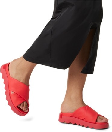 Sorel Viibe Crisscross Slides - Women's 8