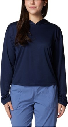 Columbia PFG Cropped Solar Stream Hoodie - Women's 0