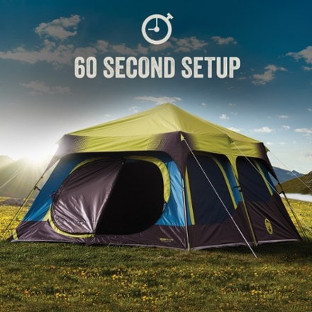 Coleman 10-Person Dark Room Instant Cabin Tent with Rainfly | REI