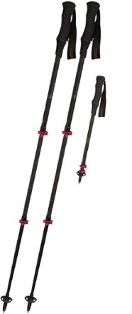 Komperdell Carbon C3 Compact Trekking Poles - Pair 1