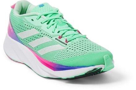 adidas Adizero SL Road-Running Shoes - Women's 3/4 view (Pulse Mint/Zero Met/Lucid)