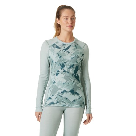 Helly Hansen LIFA Merino Midweight Graphic Crew Base Layer