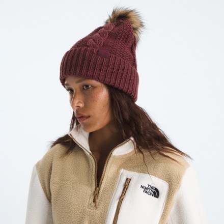 The North Face Oh Mega Fur Pom Beanie - Women's 1