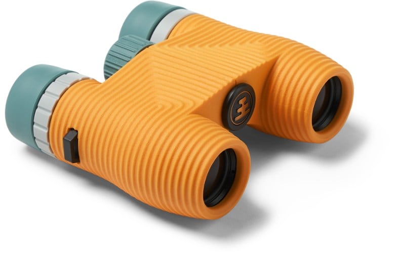 orange binoculars
