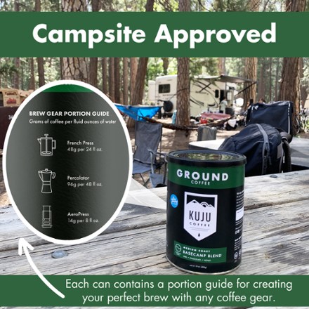 Kuju Coffee Basecamp Blend Ground Coffee - 10 oz. 4