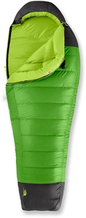 green kazoo sleeping bag