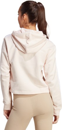 adidas 3-Stripes Crop Hoodie - Women's 2