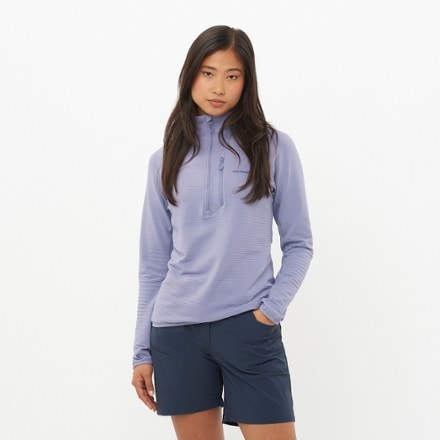 Salomon Essential Lightwarm Half-Zip Fleece Pullover - Women's 1