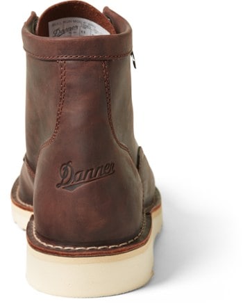 Danner Bull Run Moc Toe Boots - Men's Back view (Brown)