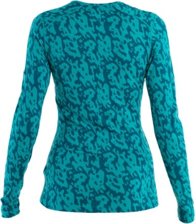 Icebreaker Merino 200 Oasis Long-Sleeve Crewe Macro Forms Base Layer Top - Women's 3