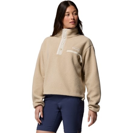 Columbia Helvetia II Cropped Half-Snap Fleece Pullover - Women's 3