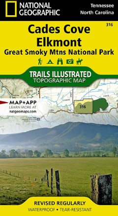 National Geographic Cades Cove / Elkmont Topographic Map 0