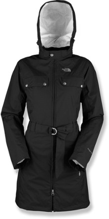 north face long rain jacket