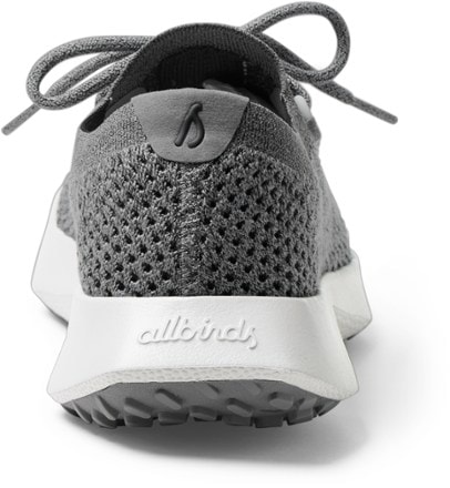 Allbirds Tree Dasher 2 Sneakers - Women's Back view (Medium Grey/Light Grey)