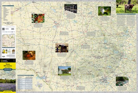 National Geographic Texas Hill Country Destination Touring Map and Guide 1