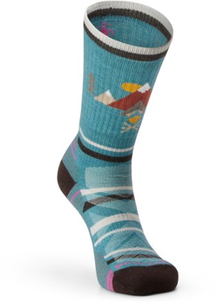 Smartwool Hike Light Cushion Under Stars Crew Socks - Women's 1