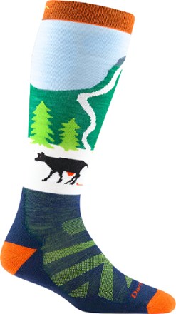 Darn Tough Pow Cow Over-the-Calf Midweight Ski and Snowboard Socks - Kids' 0