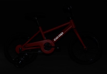 Co-op Cycles REV 16 Kids' Bike Reflective logo (Red Spark)