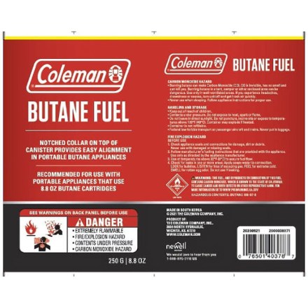 Coleman Butane Fuel Cylinder - 8.8 oz. 1
