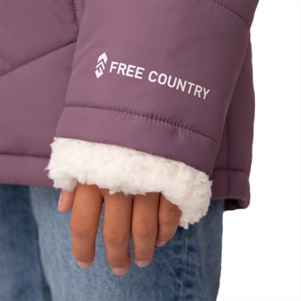 Free Country Puffer Insulated Jacket - Girls' 4
