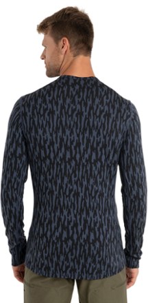 Icebreaker 200 Oasis Long-Sleeve Crewe Glacial Flow Base Layer Top - Men's 2