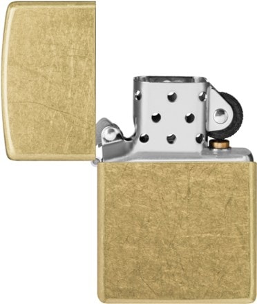 Zippo Classic Street Brass Windproof Lighter 0