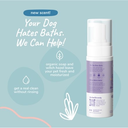 kin+kind Calming Lavender Natural Waterless Bath for Dogs and Cats 1