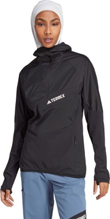 adidas Techrock Ultralight Half-Zip Hooded Fleece Jacket - Women's 1