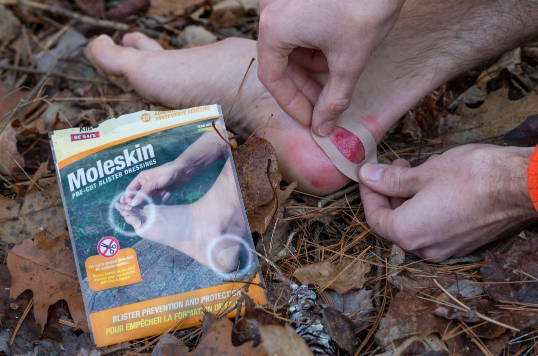 Location Image for Moleskin Blister Dressing