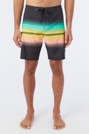 O'Neill Hyperfreak Heat Stripe Line 19" Board Shorts - Men's 1