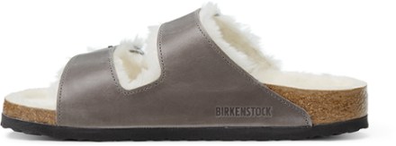 Birkenstock Arizona Shearling Oiled Leather Sandals - Women's 1