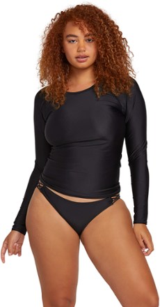 long sleeve rash guard womens plus size