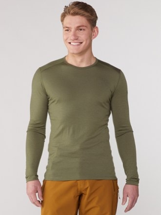 Icebreaker Merino 200 Oasis Long-Sleeve Crewe Thermal Top - Men's 1