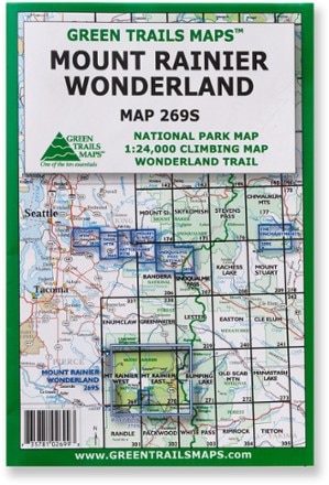 Green Trails Map 269S - Mount Rainier Wonderland  