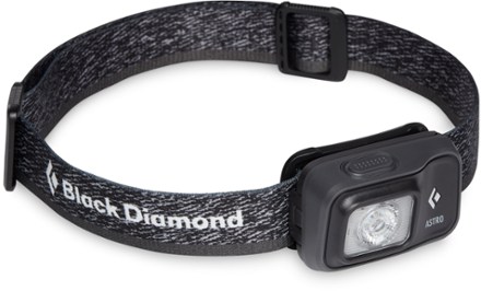 This photo shows the affordable Black Diamond Astro 300 headlamp.
