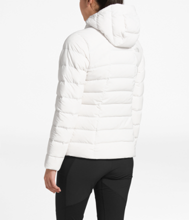 women's stretch down hoodie north face