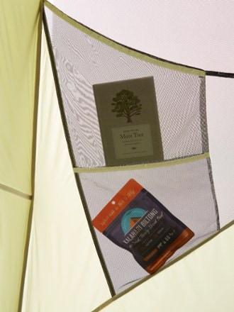 REI Co-op Wonderland 4 Tent Interior pockets (Glen Green)