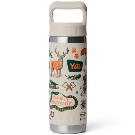 YETI Rambler Vacuum Water Bottle with Straw Cap - 18 fl. oz. 1
