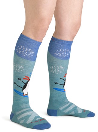 Darn Tough Penguin Peak Over-The-Calf Midweight Ski and Snowboard Socks - Women's 2