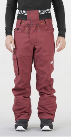 maroon snow pants