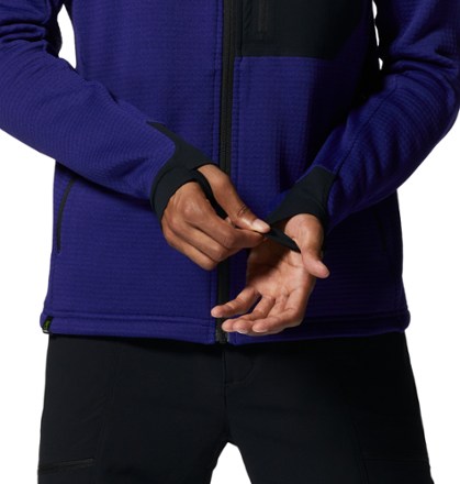 Mountain Hardwear Polartec Power Grid Full-Zip Fleece Hoodie - Men's 6