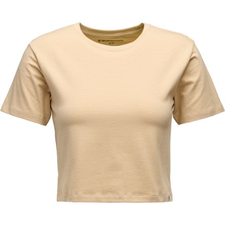 Black Diamond Stripe Crop T-Shirt - Women's 0