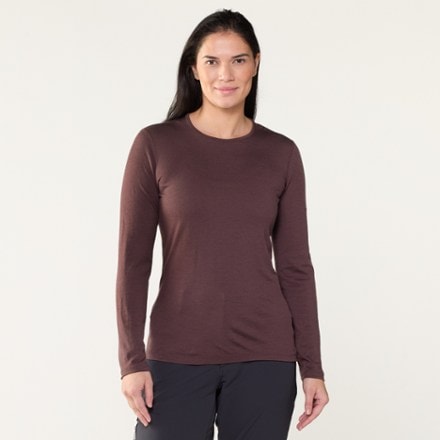 Icebreaker Merino 200 Oasis Long-Sleeve Crewe Thermal Top - Women's 1