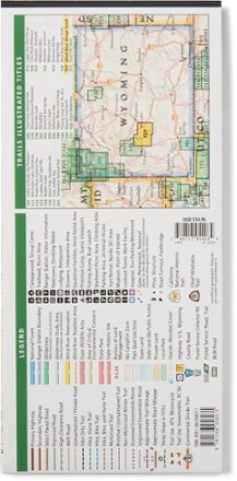 National Geographic Wind River Range South Topographic Map 1