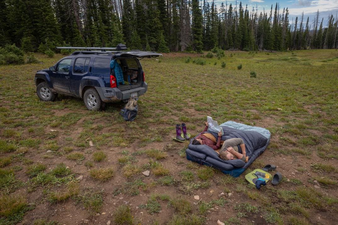 Location Image for Captain Comfort Deluxe Camp Sleeping Pad - Long Wide Double