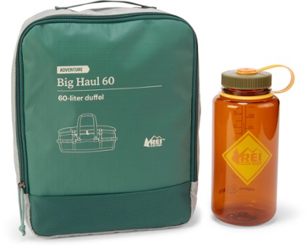 REI Co-op Big Haul 60 Duffel Water bottle not included