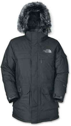 north face black parka mens