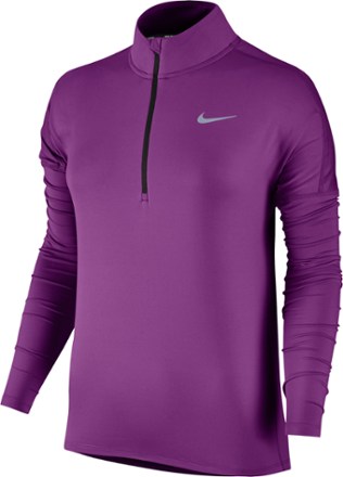 nike purple half zip