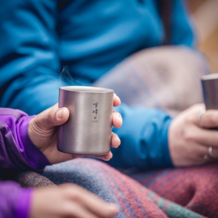 Snow Peak Ti-Double H200 Stacking Mug | REI Co-op
